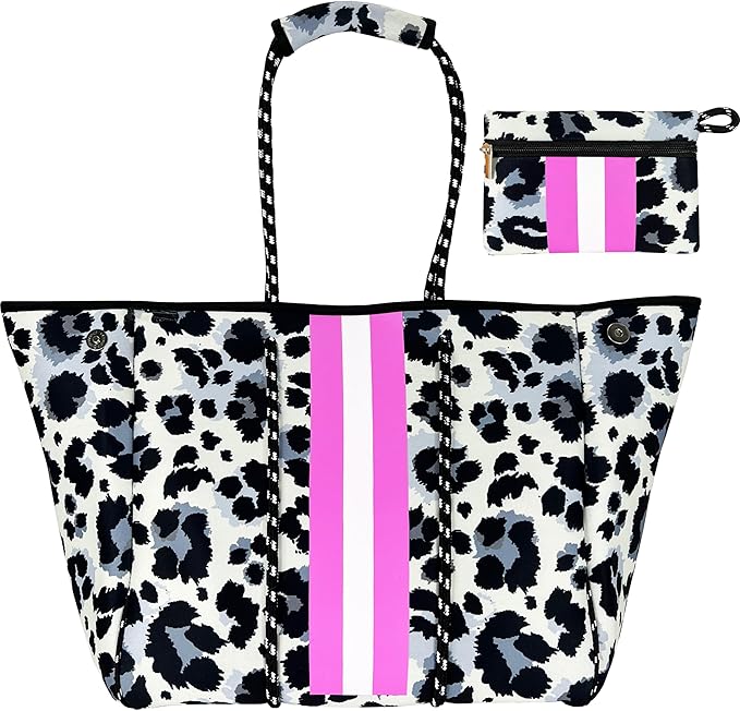 QOGiR Neoprene Multipurpose Beach Bag Tote with Inner Zipper Pocket … … … …