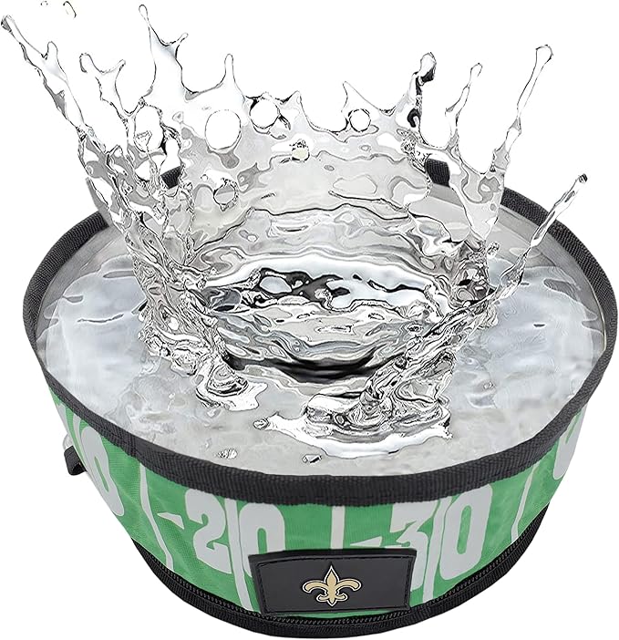 Pets First NFL Collapsible Pet Bowl