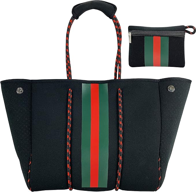 QOGiR Neoprene Multipurpose Beach Bag Tote with Inner Zipper Pocket … … … …