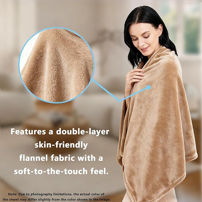 Ponchos for Women, Comfy Wearable Blanket, Gifts for People Who are Always Cold, Winter Shawl for Home, Office, Travel
