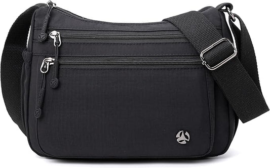 Casual Crossbody Bag with Anti Theft Pocket - Women Lightweight Water-Resistant Purse Bag