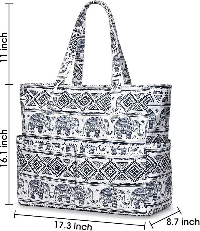 oscaurt Beach Bags for Women Large Waterproof Sandproof Beach Tote Swim Pool Bag with Zipper for Travel Vacation Essentials
