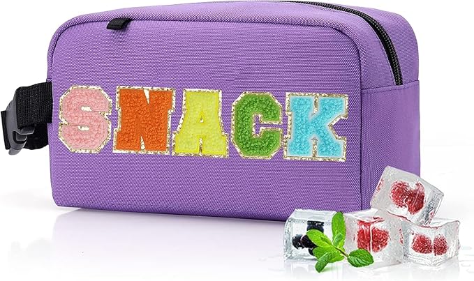 Freezable Lunch Bag,Freezable Snack Bag,Mini Cooler Bag for Travel/Work/School,Small Insulated Bag,Small Cooler Lunch Box with Ice Packs,Insulated Snack Bag,Freezable Snack Box with Handle Buckle
