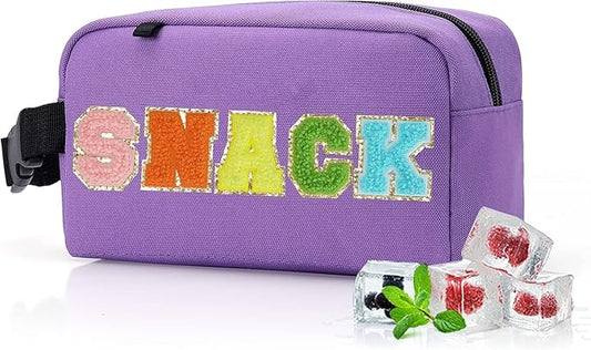 Freezable Lunch Bag,Freezable Snack Bag,Mini Cooler Bag for Travel/Work/School,Small Insulated Bag,Small Cooler Lunch Box with Ice Packs,Insulated Snack Bag,Freezable Snack Box with Handle Buckle