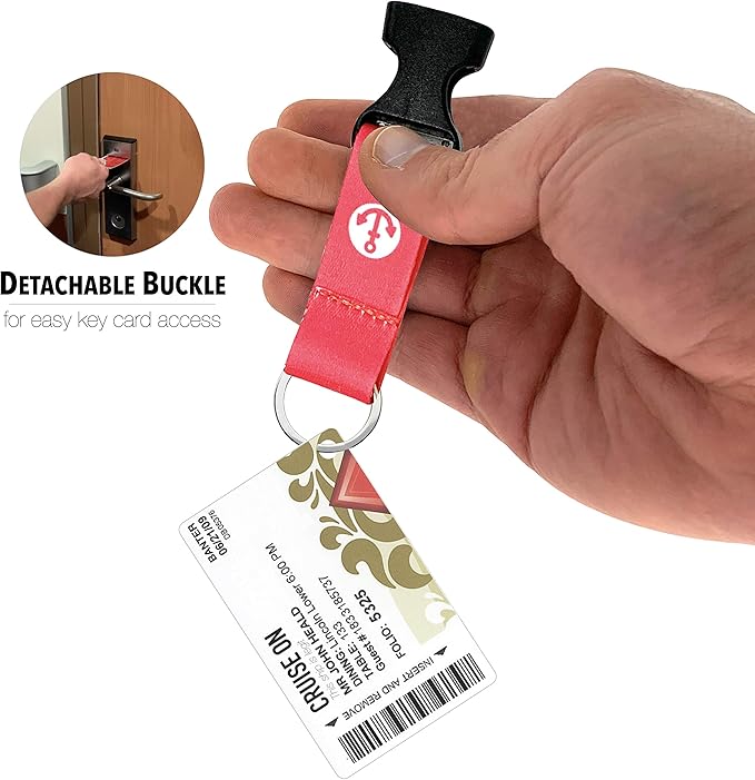 Cruise On Cruise Lanyard for Ship Cards – 2-Pack Retractable Badge & Waterproof Key Card Holder for Ship Cards – Cruise Essentials 2026-2027, Perfect for Travel & Vacation (Pink Anchor)