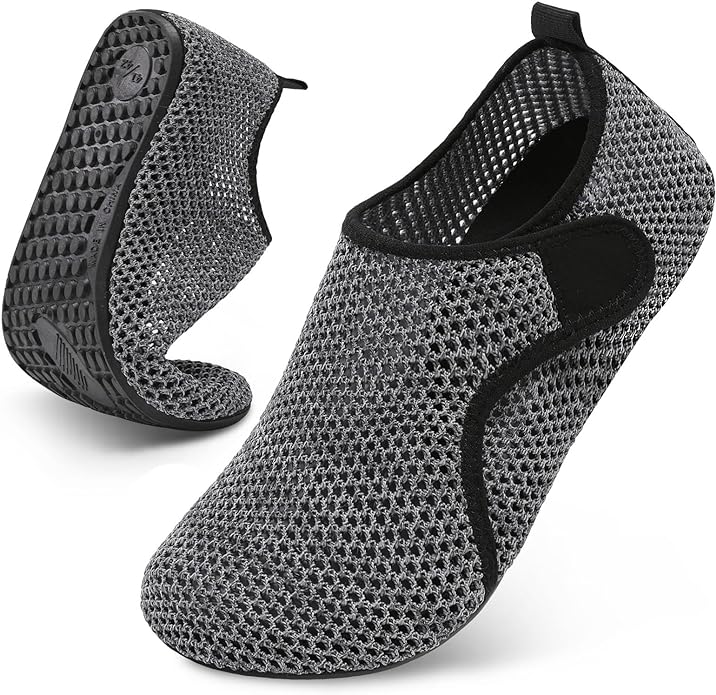 Scurtain Barefoot Water Shoes for Women Men Beach Swim Aqua Socks Summer Quick-Dry Sandals Slippers