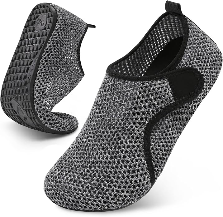 Scurtain Barefoot Water Shoes for Women Men Beach Swim Aqua Socks Summer Quick-Dry Sandals Slippers
