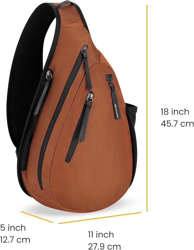 Sherpani Esprit, Anti Theft Sling Bag, Sling Backpack, 10L Travel Bag, Crossbody Backpack, Travel Gift for Women, Fits 10 Inch Tablet (Morocco)