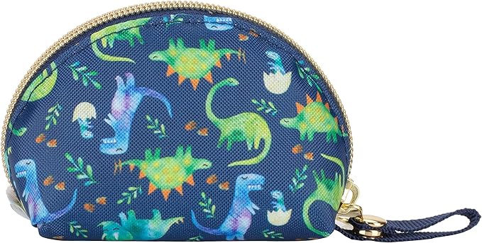 Itzy Ritzy Everything Storage Pouch; Small Zipper Pouch Holds 2 Pacifiers; Snap Handle Attaches to Diaper Bag, Stroller or Purse; Holds Earbuds, Chargers, Change or Disposable Bags