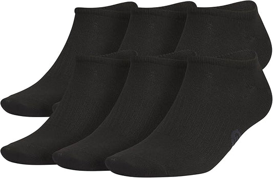 adidas Men's Superlite No Show Socks (6 Pairs) Lightweight & Breathable