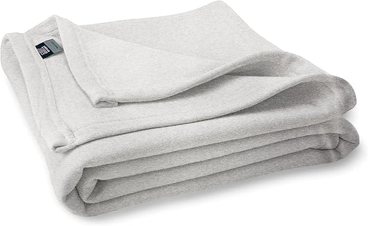 MV Sport Lightweight Sweatshirt Blanket Throw � Warm & Cozy, Breathable Oversized Fleece Knit, Couch, Bed, Travel, Cold Nights, and Outdoors � Soft Light Weight Blanket 54"" x 84"" Marble Heather