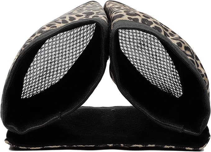 riemot Luggage Travel Cup Holder Free Hand Drink Carrier - Hold Two Coffee Mugs - Fits Roll on Suitcase Handles - Gifts for Flight Attendants Travelers Accessories Leopard