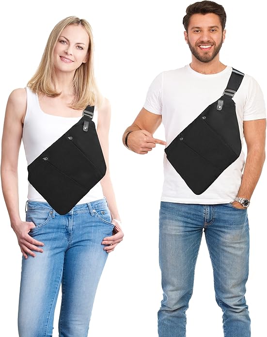 Anti Theft Crossbody Travel Bags Mens Sling Bag Over the Shoulder Bags for Women Gifts for Travelers