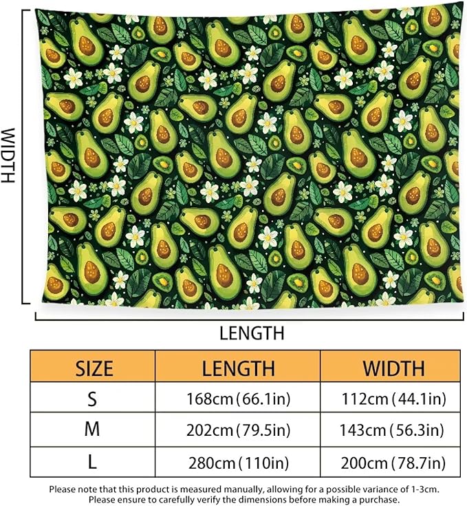 Green Avocado Flower Print Beach Towel 66x44 inch,Woven Microfiber Sand Free Soft Beach Towel Quick Dry Pool Towel Lightweight Beach Bath Towel for Adult Teenagers, Decorative Size S