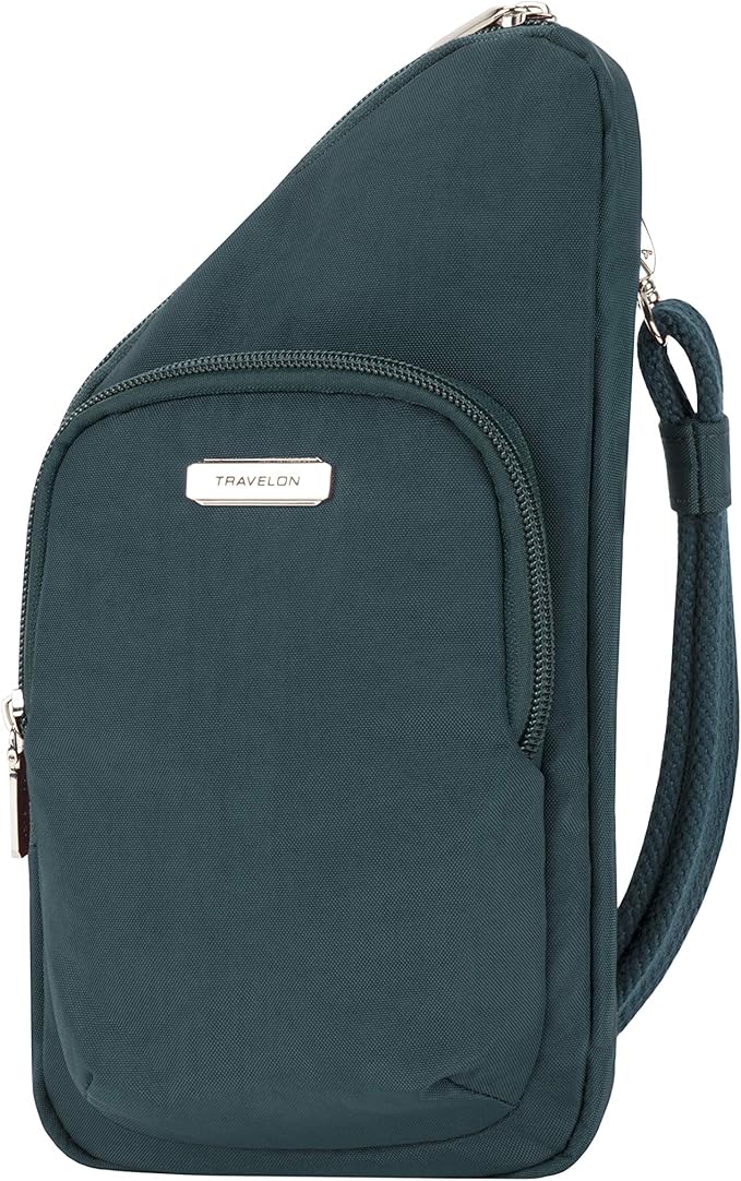 Travelon: Essentials - Anti-Theft - Compact Crossbody Bag - Peacock
