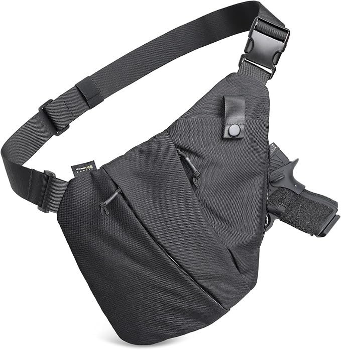 WYNEX Tactical Crossbody Sling Bag,Concealed Carry Bag for Men Women,Anti Theft Crossbody Bags, CCW Bags EDC Carry
