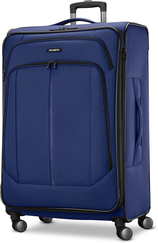 Samsonite Ascella 4 Large Checked Suitcase - Purple Dusk