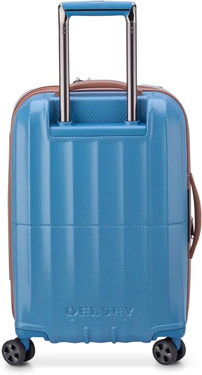 DELSEY PARIS St. Tropez Hardside Expandable Luggage with Spinner Wheels, Baltic Blue, Carry-on 21 Inch