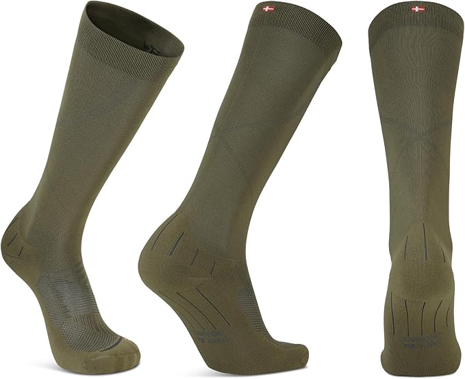 DANISH ENDURANCE 26-32 mmHg Compression Socks - Firm Support, Breathable, Boost Circulation, Men & Women, Training & Recovery