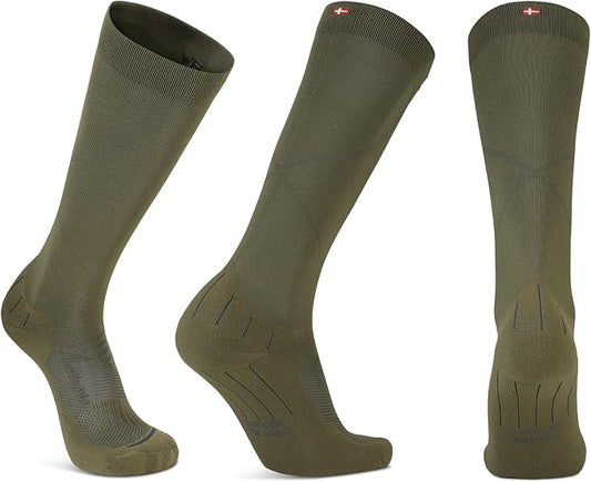 DANISH ENDURANCE 26-32 mmHg Compression Socks - Firm Support, Breathable, Boost Circulation, Men & Women, Training & Recovery