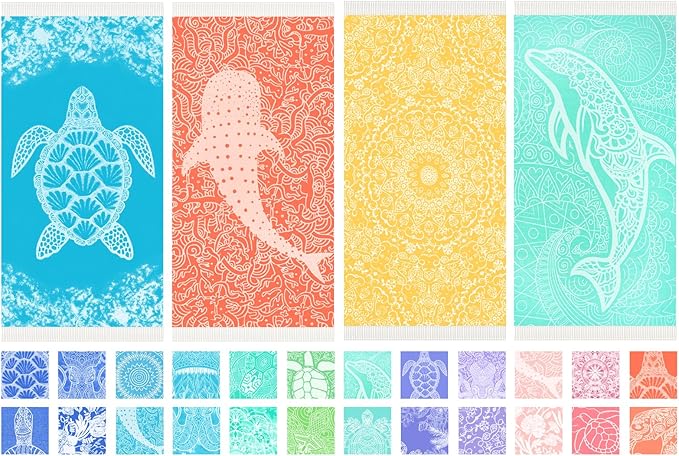 Thin Turkish Beach Towel Lightweight Soft Cotton Extra Large XL Oversized Sand Free Sandproof Absorbent Quick Dry Towels Cloud Bath Pool Travel Compact Essentials Accessories for Adult Gifts