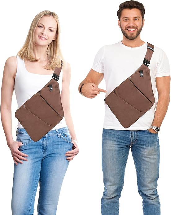 Anti Theft Crossbody Travel Bags Mens Sling Bag Over the Shoulder Bags for Women Gifts for Travelers