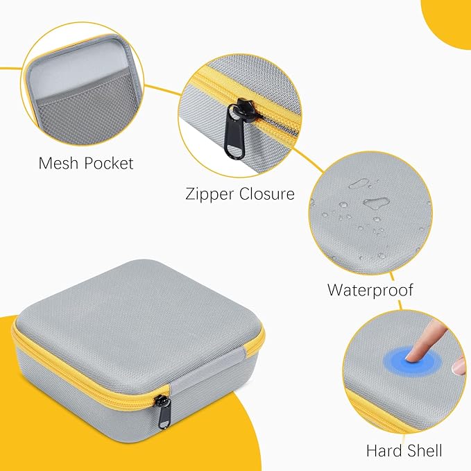 Travel Sunglasses Organizer Case with 5 Adjustable Slots, Multiple Pairs Eyeglass Portable Eyewear Box for Men Women