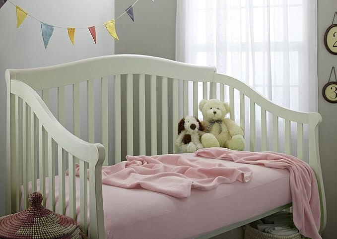 American Baby Company 100% Cotton Thermal Waffle Swaddle Blanket (30" x 40"), Soft, Breathable & Stretchy, Pink, for Boys and Girls, Perfect for Swaddling, Travel and Gifting