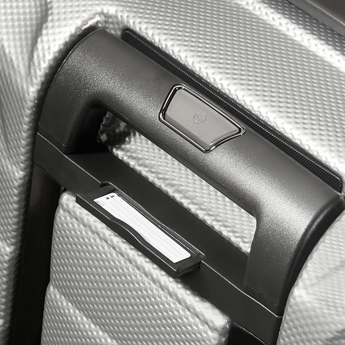 Samsonite Proxis X-Large Hardside Luggage with Dual Spinner Wheels - Innovative Roxkin™ Lightweight Shell With Ultimate Durability- Includes TSA Lock, Ergonomic Telescoping Handle -Silver