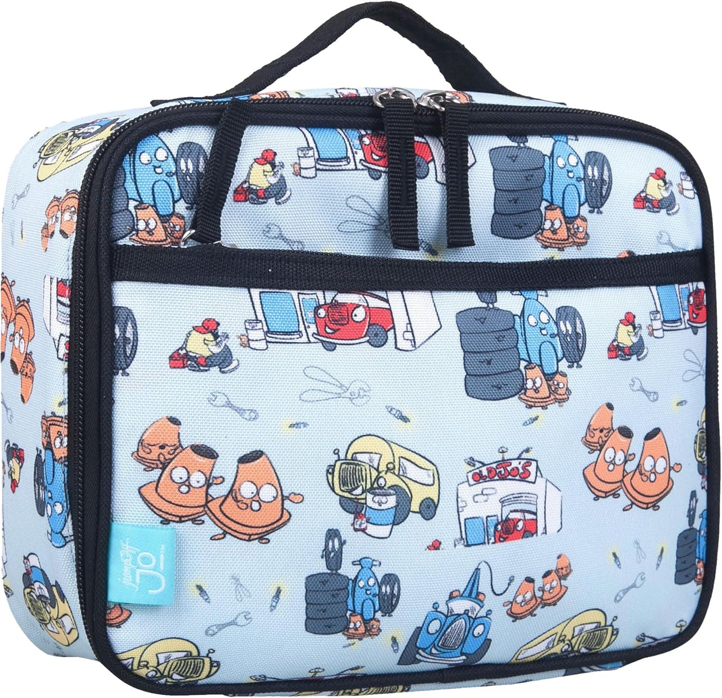 Wildkin JumpOff Jo Insulated Lunch Box – Durable, Reusable for Kids – Jo's Garage