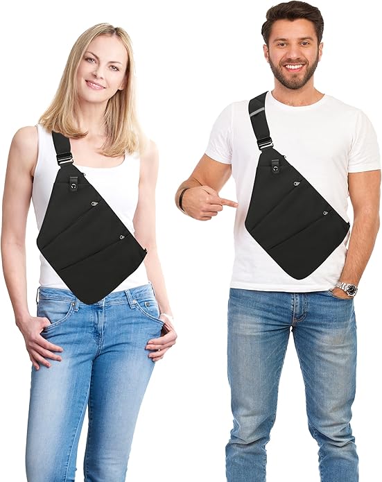 Anti Theft Crossbody Travel Bags Mens Sling Bag Over the Shoulder Bags for Women Gifts for Travelers