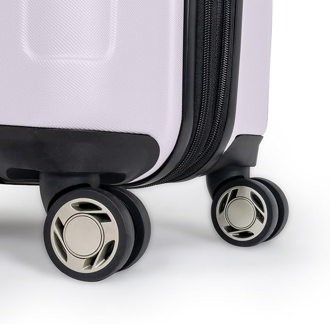 Kenneth Cole REACTION Renegade Luggage Expandable 8-Wheel Spinner Lightweight Hardside Suitcase, Orchid Ice, 3-Piece Set (20"/24"/28")