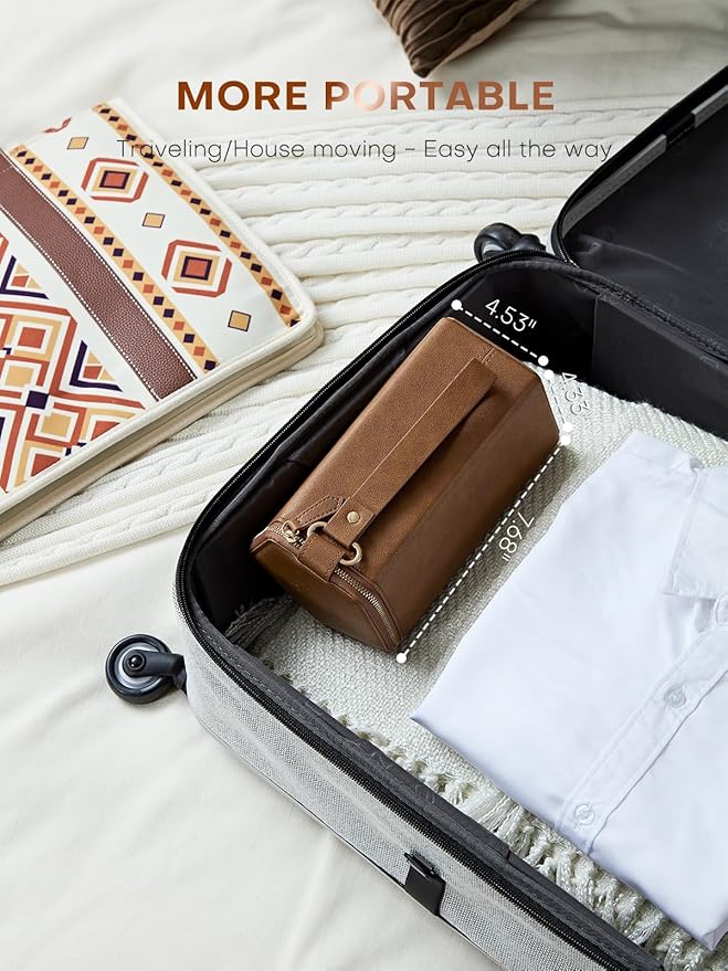 Sunglasses Travel Case Organizer Hangable for Men Women, Eyeglasses Foldable Storage Organizer