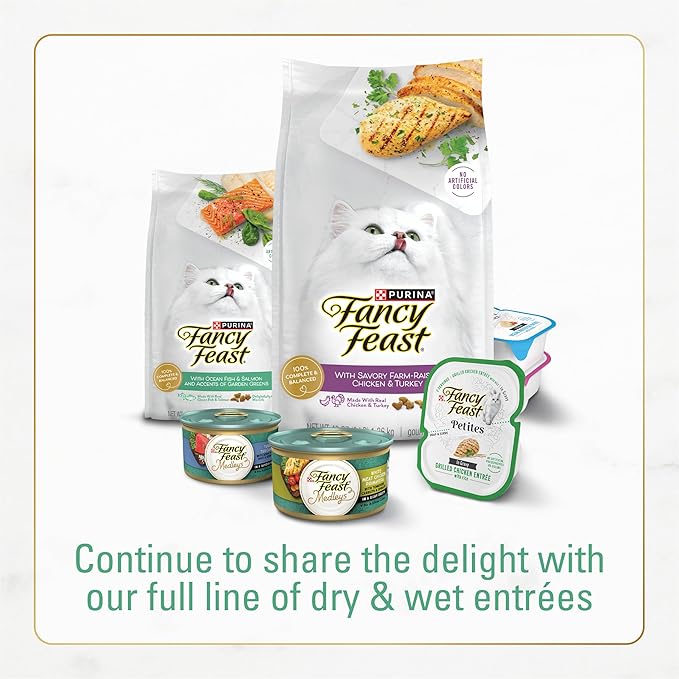 Purina Fancy Feast Dry Cat Food with Ocean Fish and Salmon - 7 lb. Bag