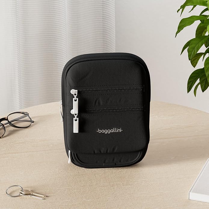 Baggallini Journey Crossbody Bags for Women 9x6 Small Lightweight Travel Handbag W/RFID