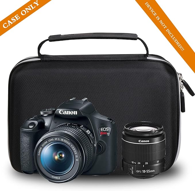 Aproca Case Compatible with Canon EOS Rebel T7, R50, R6 Mark II, R100, R50 V, R8, T6, R10, SL3, R5 Mark II, 5D Mark IV, R7, 90D, R5, T100 Camera, Portable Bag for Accessories (Case Only)