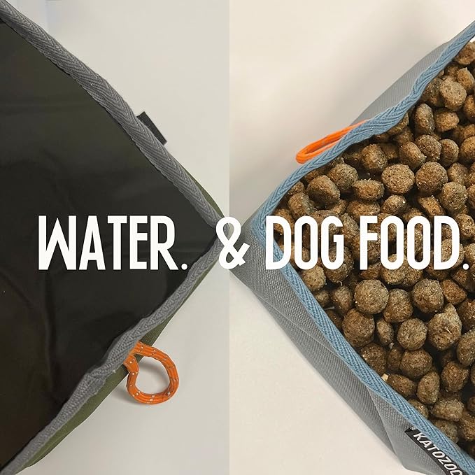 Travel Dog Bowls, 2 Pack 60oz Collapsible Dog Bowls, Portable Food and Water Bowls for Walking, Camping, and Traveling, Suitable for Food and Water