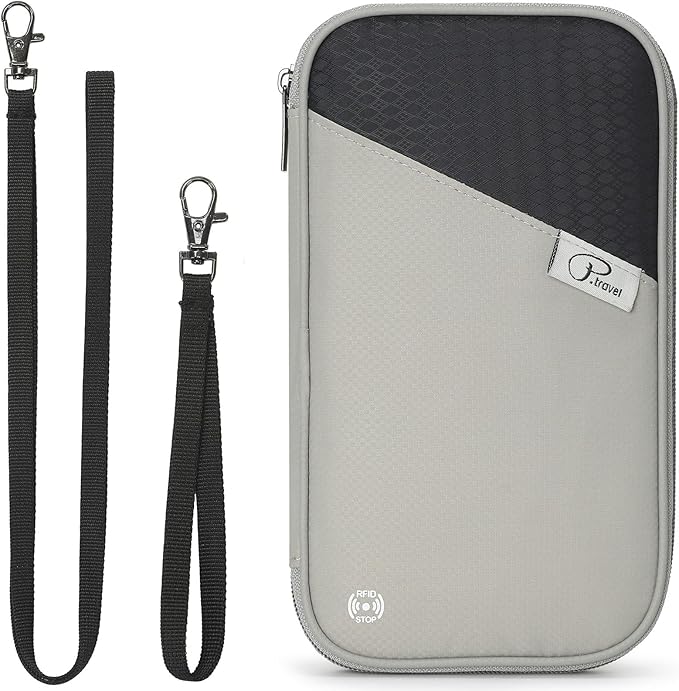 VanFn RFID Travel Passport Wallet, Family Passport Holder, Trip Document Organizer P.Travel Series