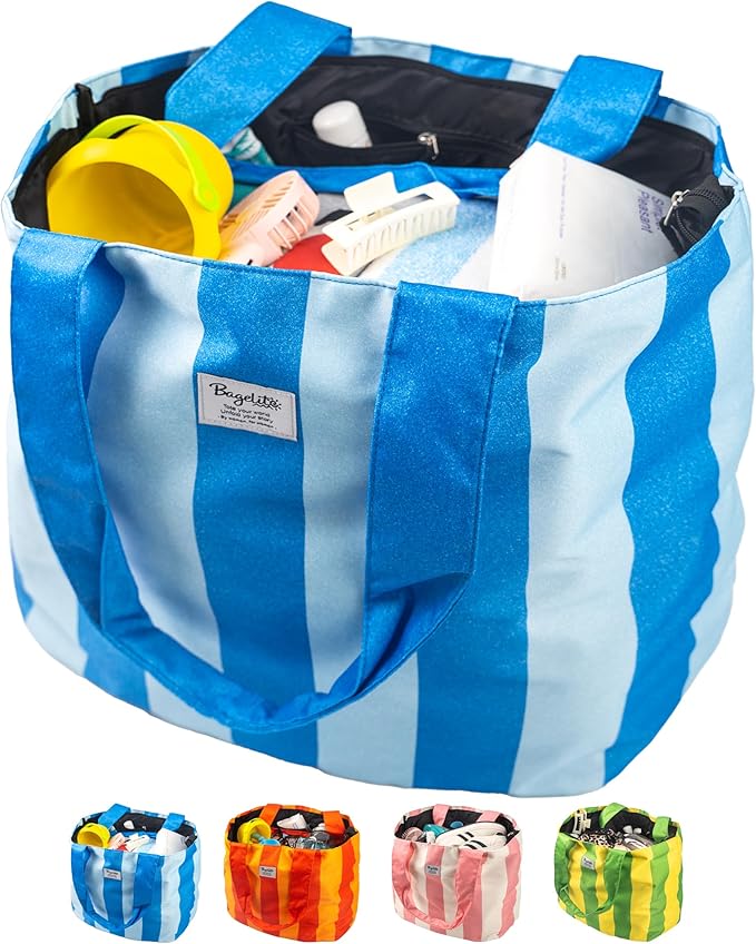 Beach Bags Waterproof Sandproof, XL Large Pool Tote Bag for Women