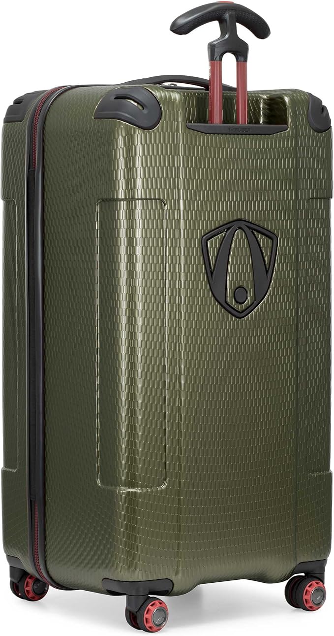 Traveler's Choice Maxporter II Polycarbonate Hardside Trunk with Spinner Wheels, Green, 31-Inch Trunk