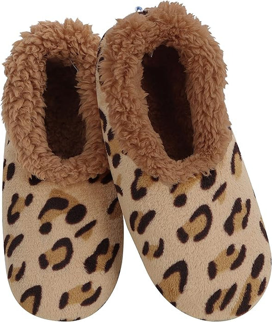 Snoozies Slipper Socks for Women Indoor, Cozy Sherpa-Lined Womens Slippers Non-Skid, Ladies Gifts