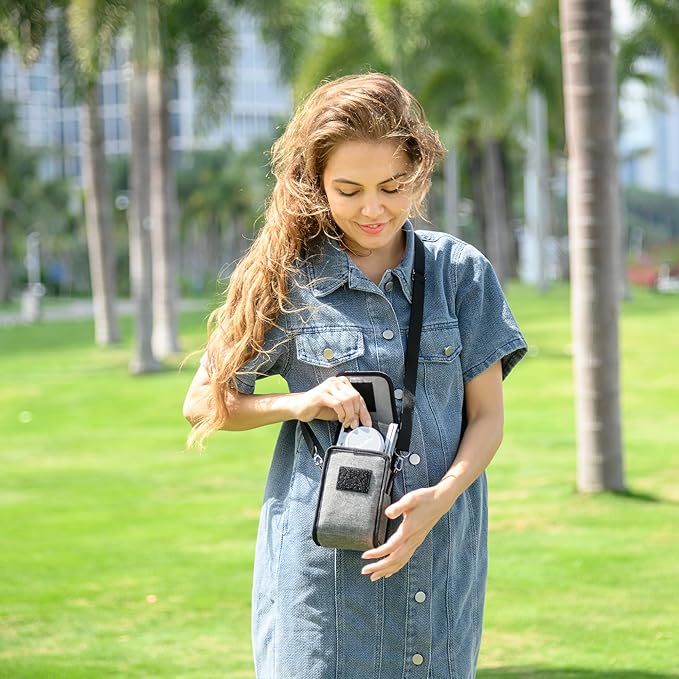 KIWIFOTOS Travel Camera Bag Camera Carrying Case for Fujifilm Fuji X-E5 X100VI X100V X100F GFX100RF Sony RX1R III A6700 A6600 A6000 A6100 CANON G1X Mark III Compact Camera