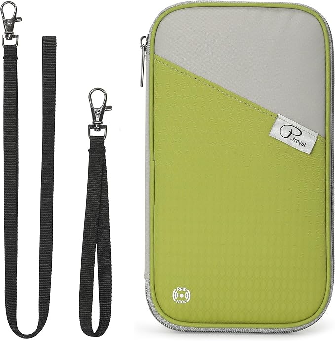 VanFn RFID Travel Passport Wallet, Family Passport Holder, Trip Document Organizer P.Travel Series