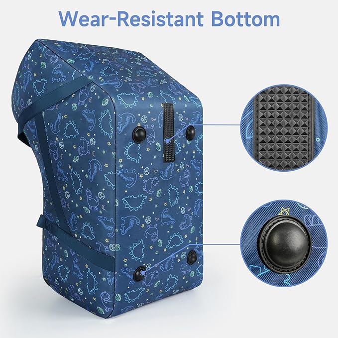 YOREPEK Infant Car Seat Travel Bag Compatible with Nuna Pipa Car Seat and Base,Fit for Graco SnugRide 35 Lite and Base,Car Seat Carrier for Airport,Carseat Travel Cover for Baby Travel Essentials,BLUE