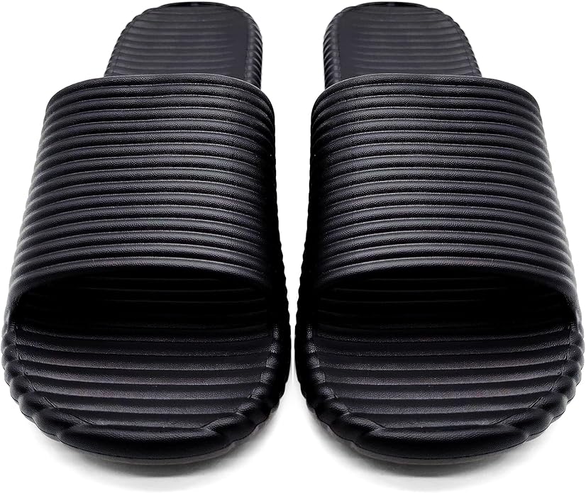 Quick Drying Shower Slippers For Women And Men Lightweight Open-toe EVA Non-Slip Slides Sandals Indoor And Outdoor Slipper For Bathroom,Spa,Pool,Gym,Beach