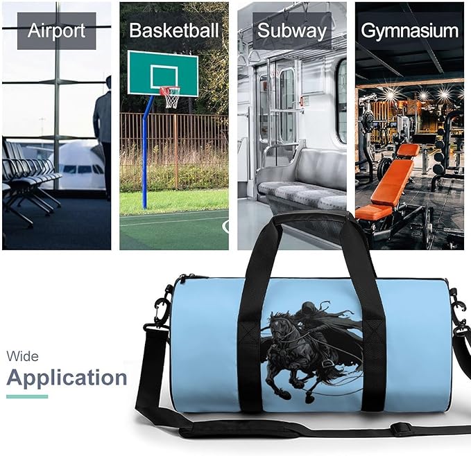 Rodeosreapers-Souls Gym Bag Travel Duffel Bag Lightweight Carry On Bags Weekender Bags for Women Men