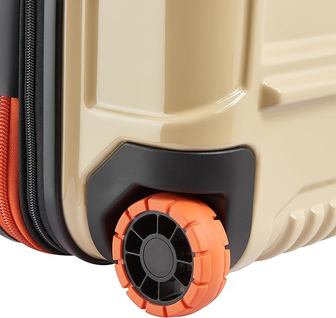 Jeep JH003B Hardside Expandable Luggage with Two Wheels, Warm Sand, Carry-On 21 Inch