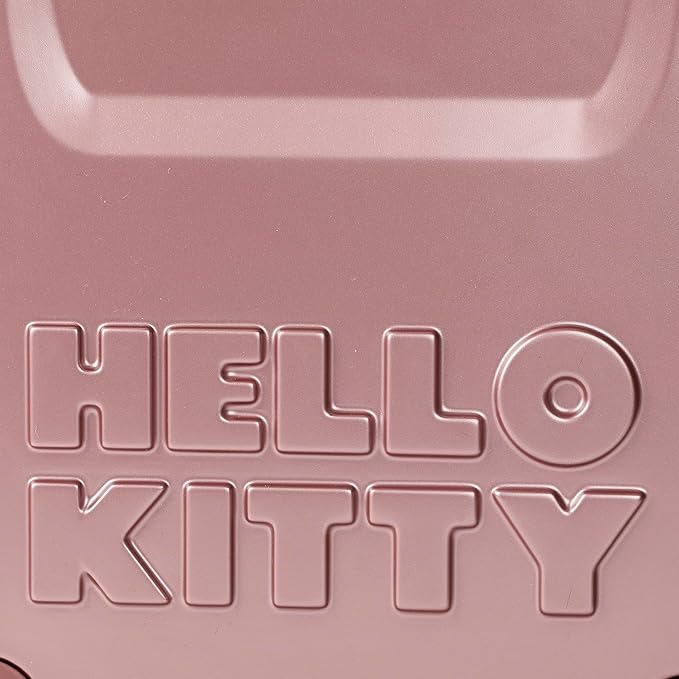 Bioworld Hello Kitty Character Print Pink Plaid 20" Adult Hardside Carry-on Rolling Luggage
