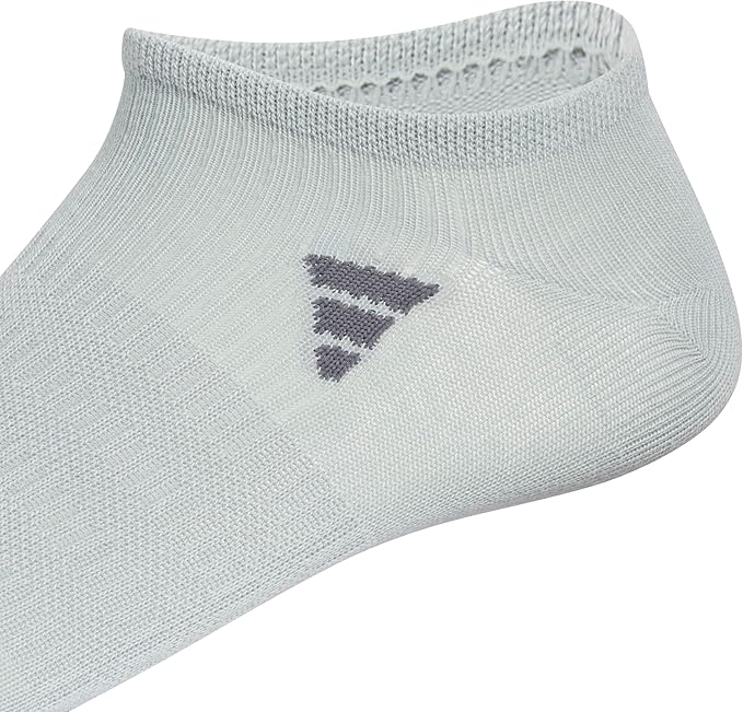 adidas Men's Superlite No Show Socks (6 Pairs) Lightweight & Breathable