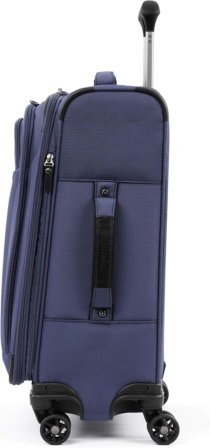 Travelpro Tourlite Softside 2-Piece Set, Expandable Luggage, 4 Spinner Wheels, Lightweight Suitcase, 21" Carry-On, 29 Check Large, Blue